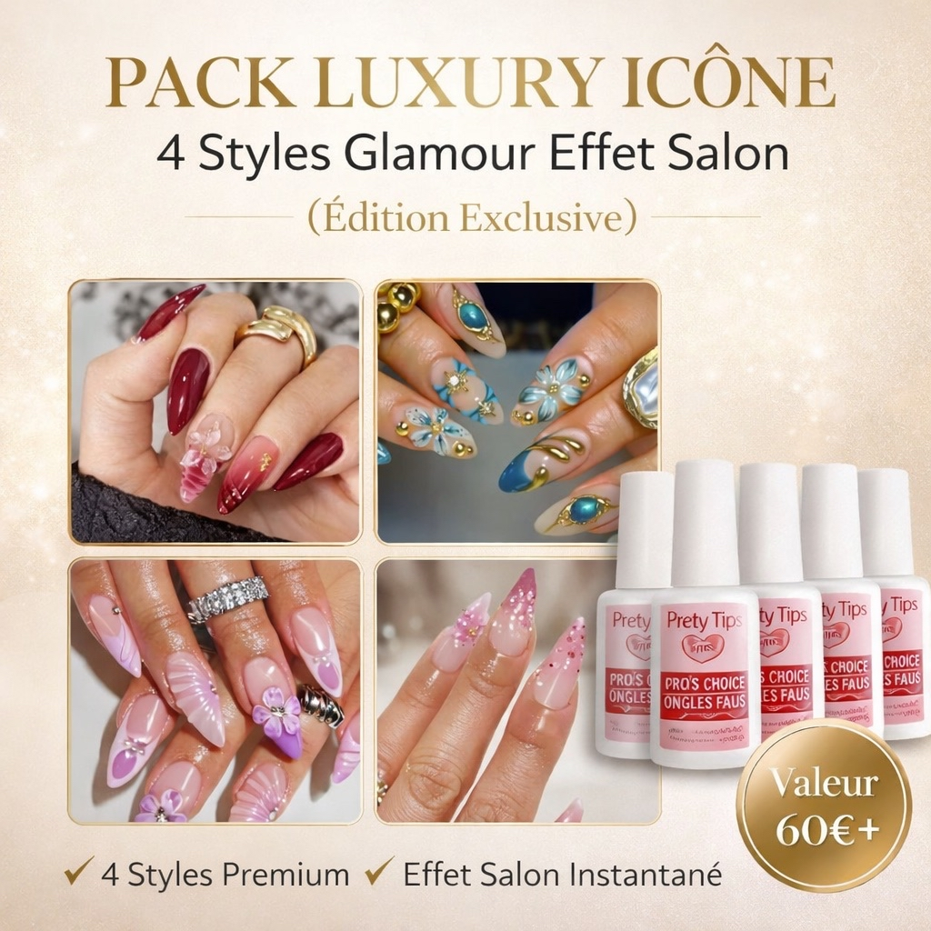 Pack Luxury Icône – 4 Styles Glamour Effet Salon (Édition Exclusive)