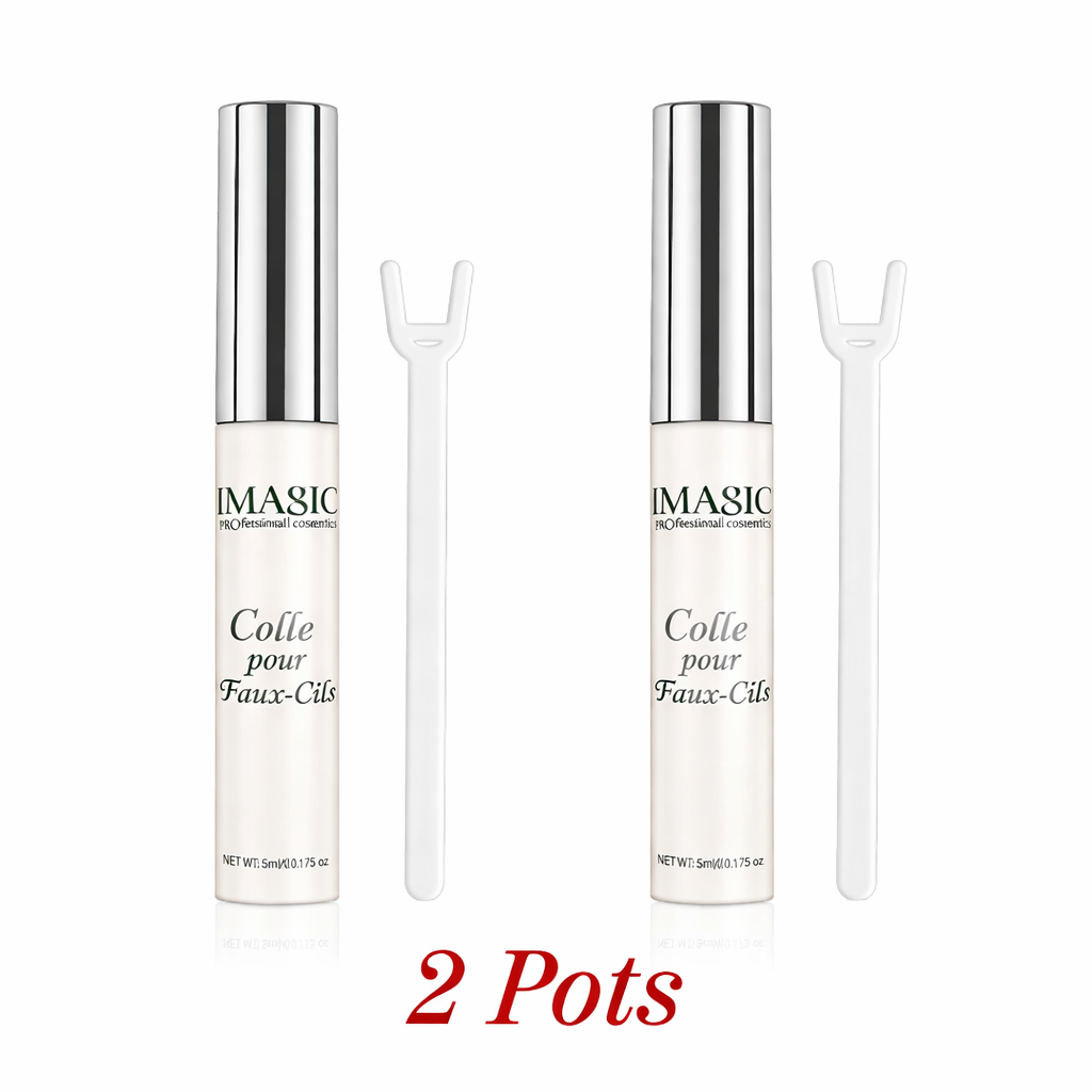 Colle pour Faux-Cils – Tenue Forte & Invisible – Lot de 2 Pots