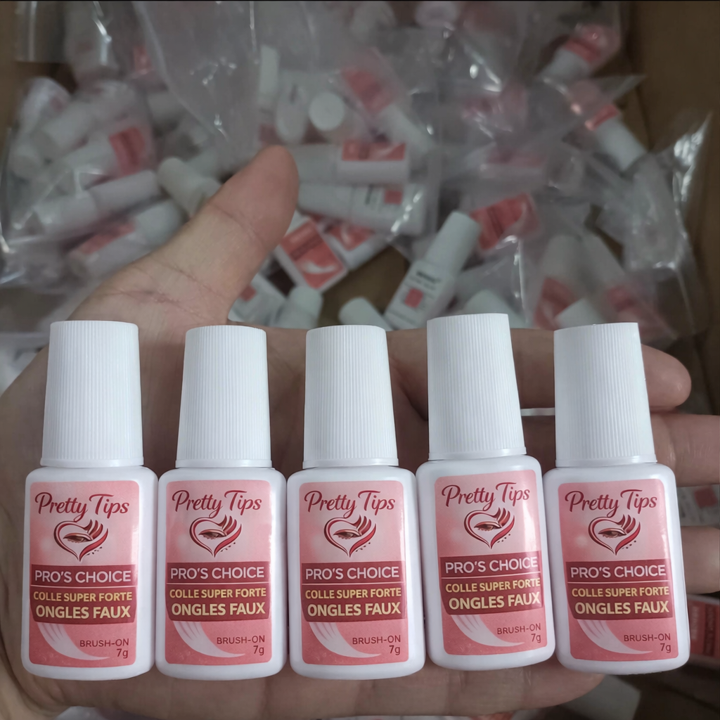 Colle Super Forte pour Faux Ongles – Tenue Longue Durée – Application Précise au Pinceau