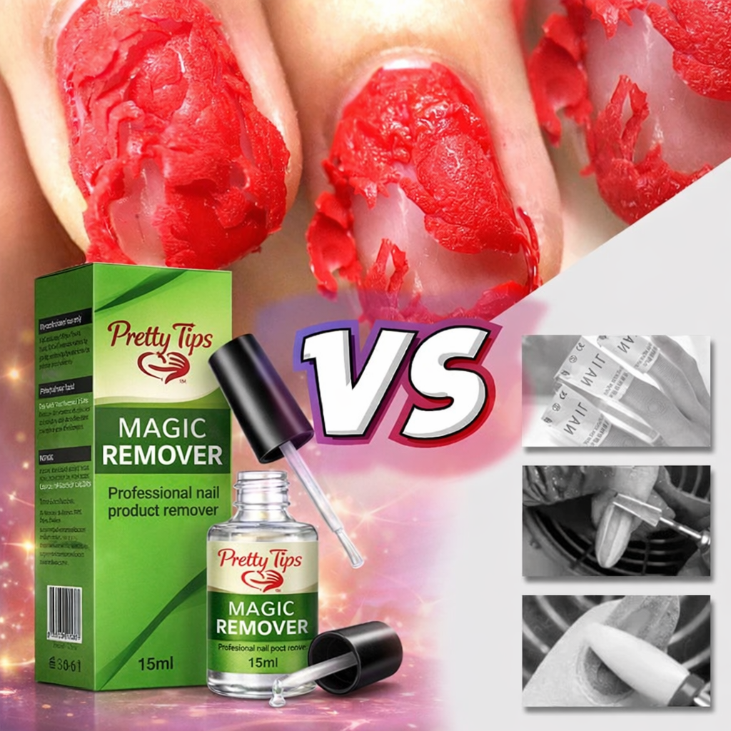 Dissolvant Magique pour Ongles – Retrait du Vernis Rapide