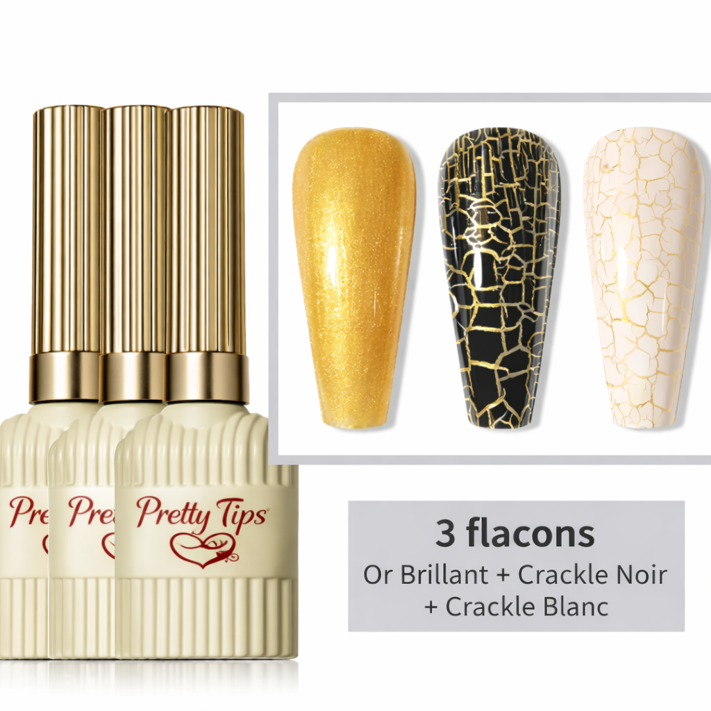 Natural Crackle Effect Nail Polish – Shiny & Crackle Colors for Elegant Nail Art